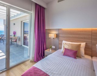 Suite mit Meerblick im Vitality Hotel Punta